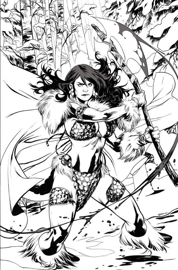 RED SONJA BLACK WHITE RED #1 CVR R 11 COPY INCV LUPACCHINO B