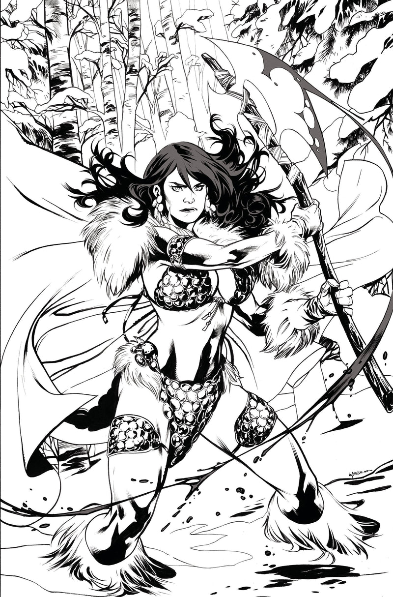 RED SONJA BLACK WHITE RED #1 CVR R 11 COPY INCV LUPACCHINO B