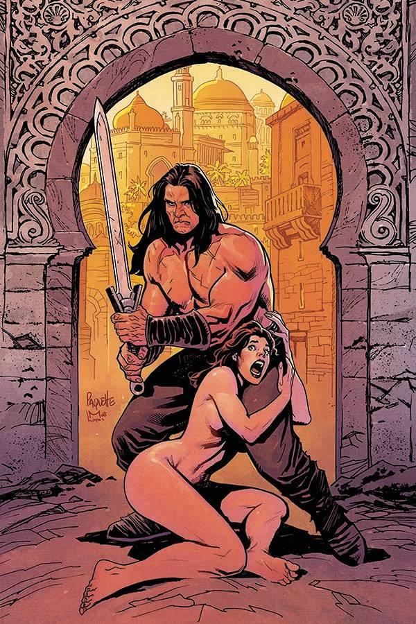 CIMMERIAN MAN-EATERS OF ZAMBOULA #1 CVR F 10 COPY PAQUETTE VIRGIN INCV - Kings Comics