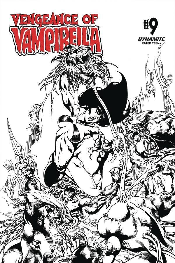 VENGEANCE OF VAMPIRELLA VOL 2 #9 11 COPY CASTRO B&W FOC INCV - Kings Comics