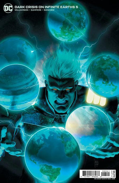 DARK CRISIS ON INFINITE EARTHS #5 CVR E INC 1:50 MIKEL JANIN CARD STOCK VAR