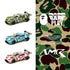 POP RACE 1/64 BATHING APE ASTON MARTIN GT3 BAPE CAMO SET - Kings Comics