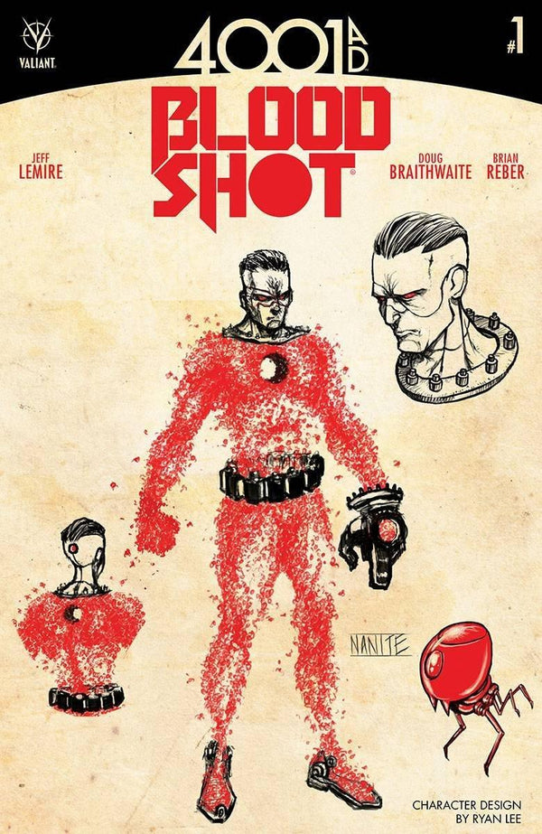4001 AD BLOODSHOT #1 10 COPY INCV CHAR DSN LEE