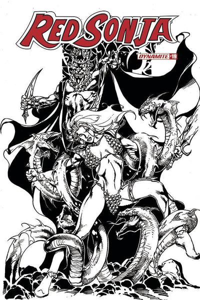 RED SONJA VOL 8 #19 11 COPY CASTRO B&W FOC INCV