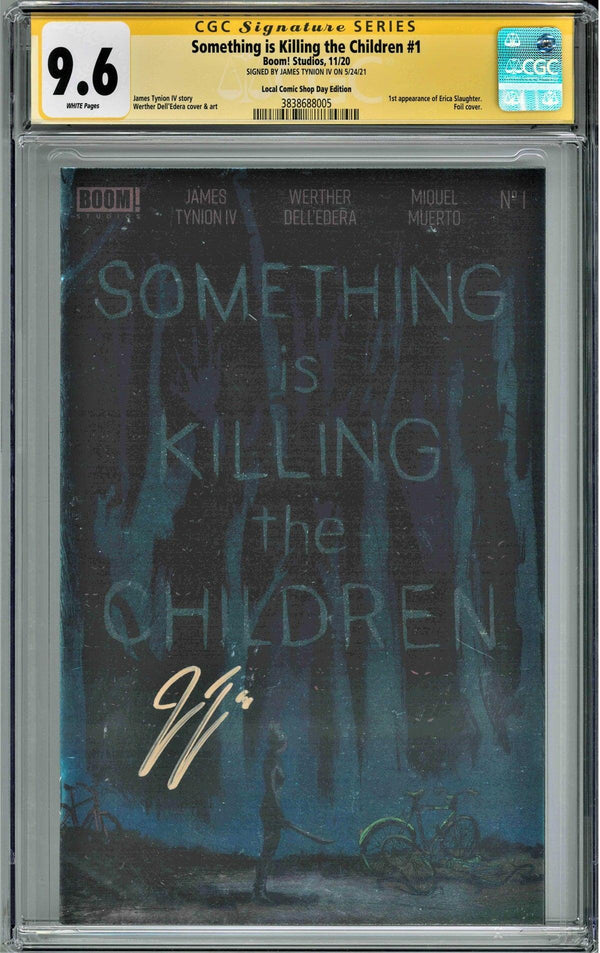 CGC SOMETHING IS KILLING THE CHILDREN #1 LCSD EDITION (9.6) SIGNATURE SERIES - SIGNED BY JAMES TYNION IV