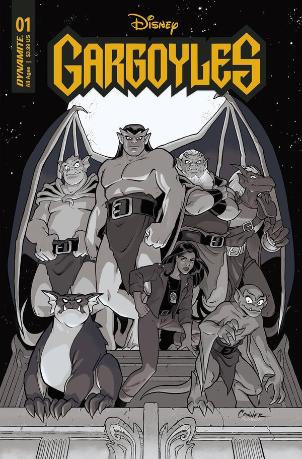 GARGOYLES VOL 3 (2022) #1 CVR P 75 COPY INCV CONNER B&W