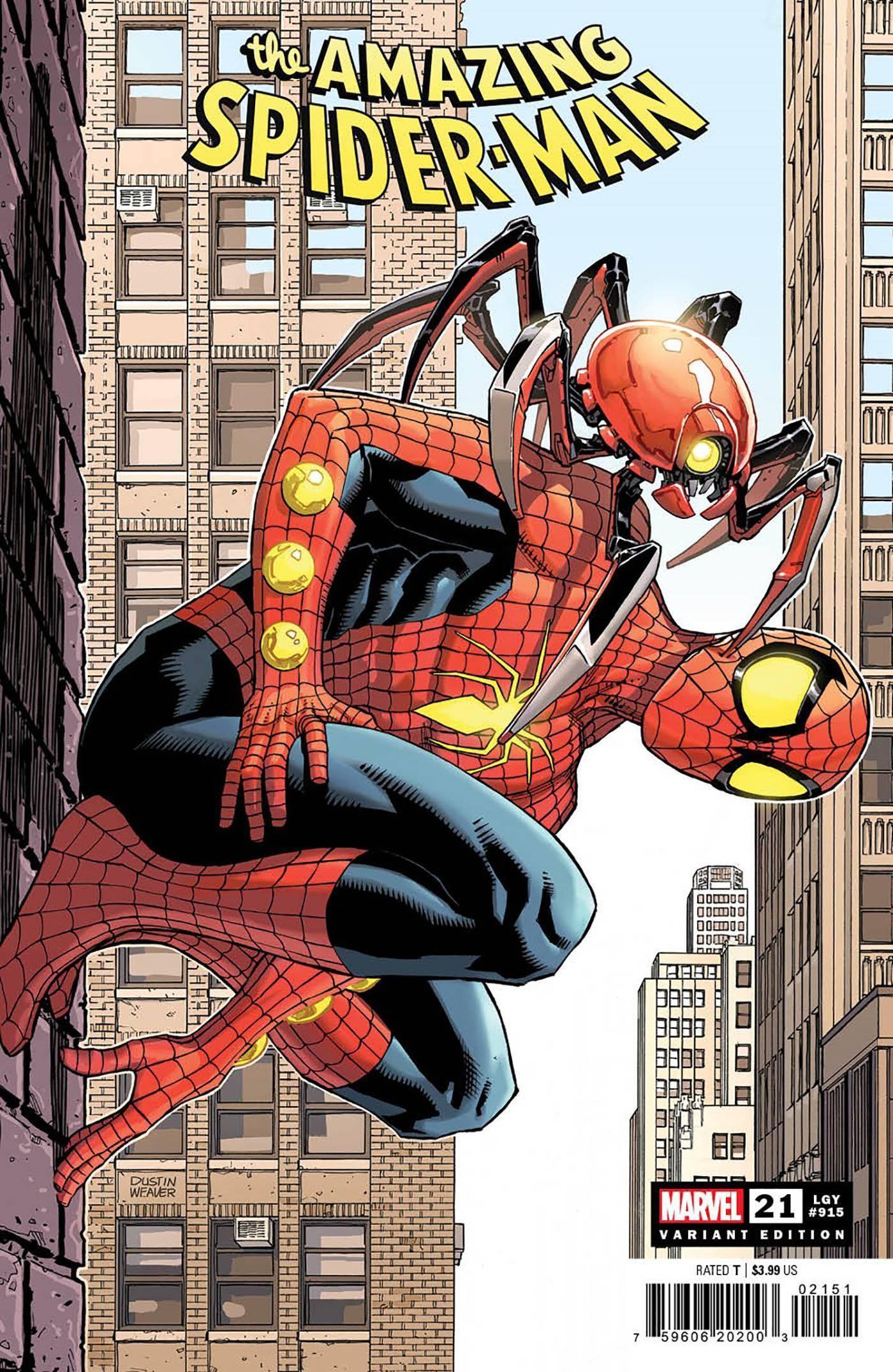 AMAZING SPIDER-MAN VOL 6 (2022) #21 25 COPY INCV DUSTIN WEAVER VAR - Kings Comics