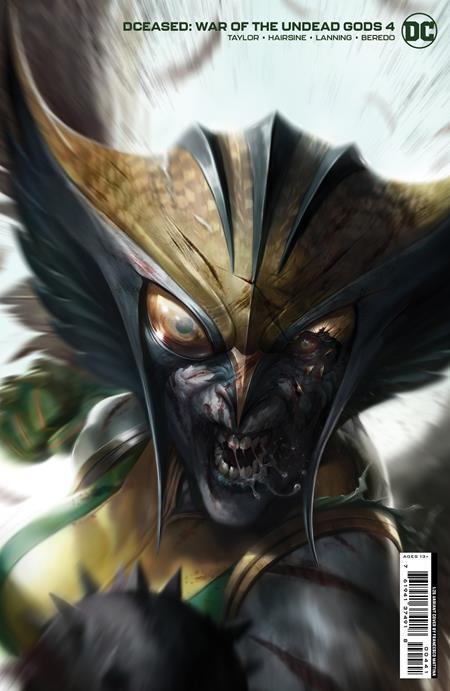 DCEASED WAR OF THE UNDEAD GODS #4 CVR D INC 1:25 FRANCESCO MATTINA CARD STOCK VAR