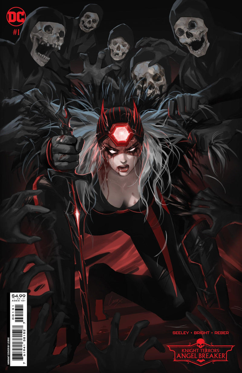 KNIGHT TERRORS ANGEL BREAKER (2023) #1 CVR C LESLEY LEIRIX LI CARD STOCK VAR