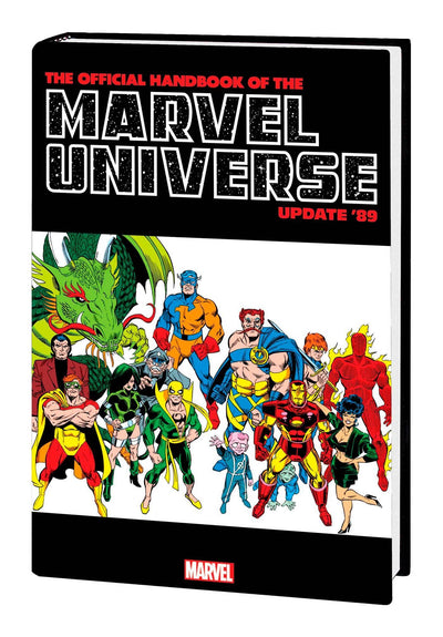OFFICIAL HANDBOOK MARVEL 89 OMNIBUS HC DM VAR FRENZ IRON MAN