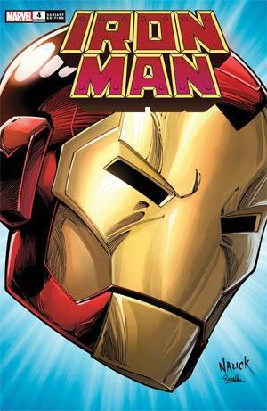 IRON MAN VOL 6 #4 NAUCK HEADSHOT VAR - Kings Comics