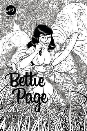 BETTIE PAGE VOL 3 #3 10 COPY KANO B&W INCV - Kings Comics