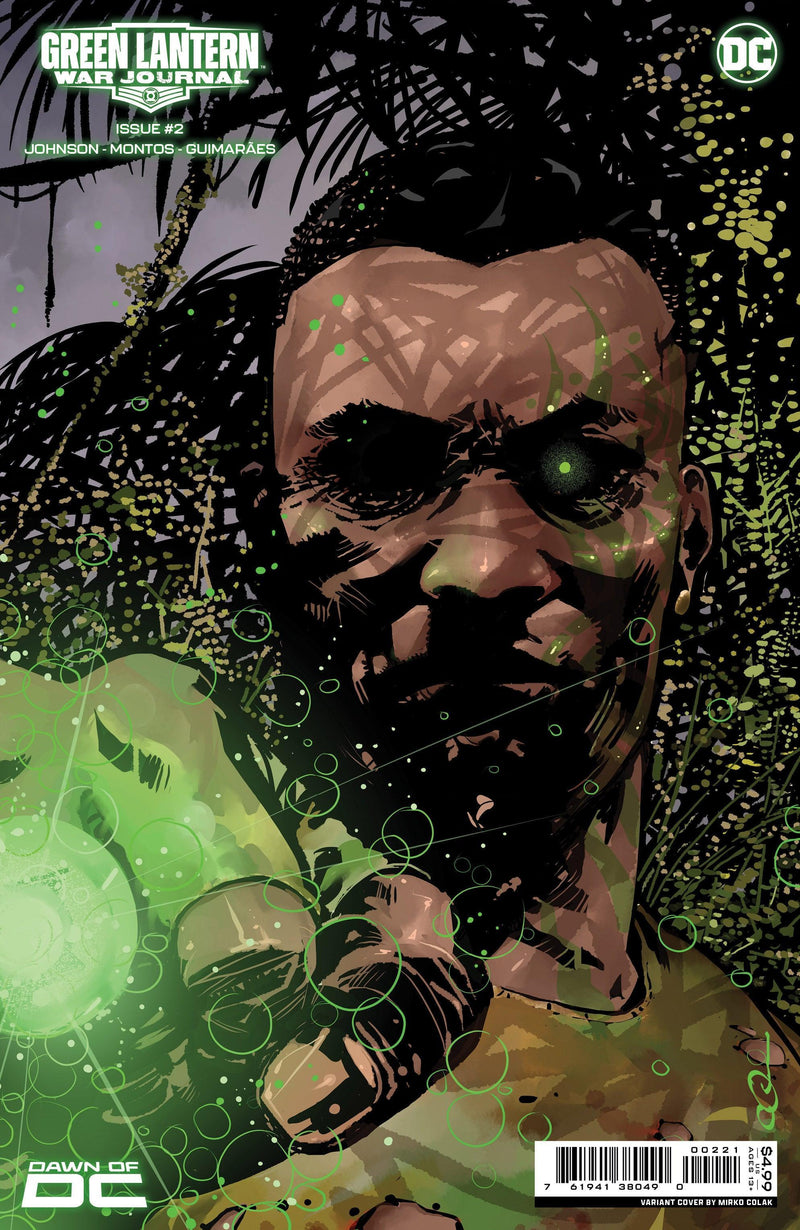 GREEN LANTERN WAR JOURNAL (2023) #2 CVR B MIRKO COLAK CARD STOCK VAR