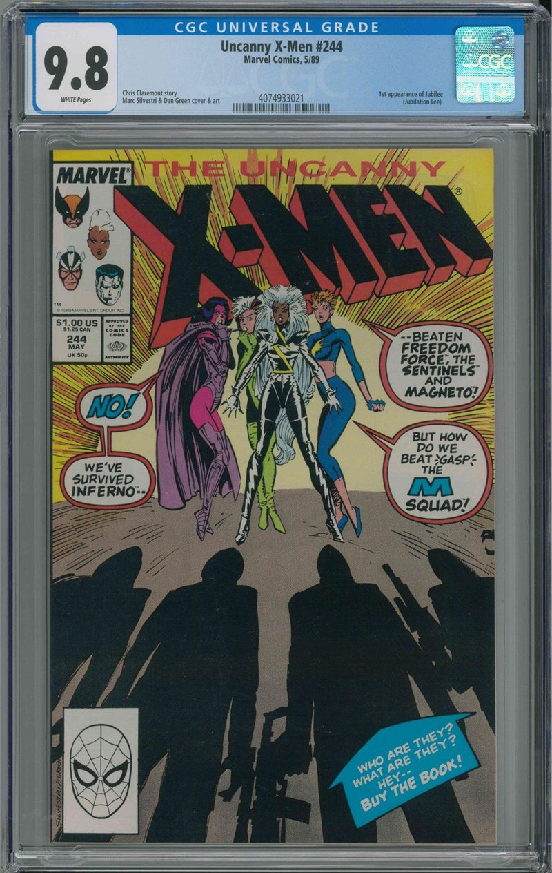 CGC UNCANNY X-MEN (1963) #244 (9.8) - 1ST JUBILEE