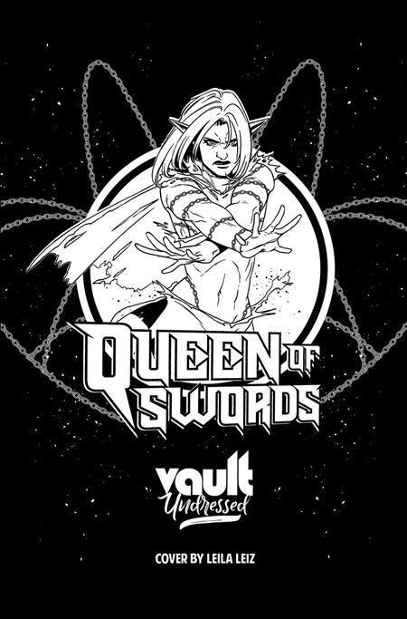 QUEEN OF SWORDS A BARBARIC STORY #1 CVR D LEILA LEIZ NSFW POLYBAGGED VAR