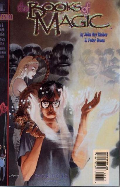 BOOKS OF MAGIC #8 - PROMOTIONAL VERTIGO TRADING CARD INCLUDED