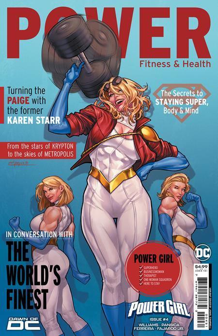 POWER GIRL (2023) #4 CVR C JAMAL CAMPBELL CARD STOCK VAR