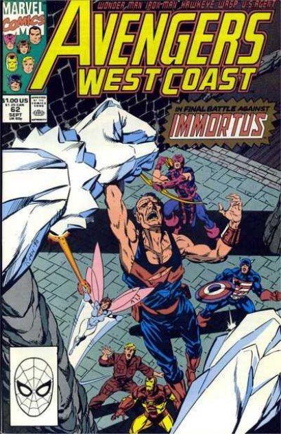 AVENGERS WEST COAST #62