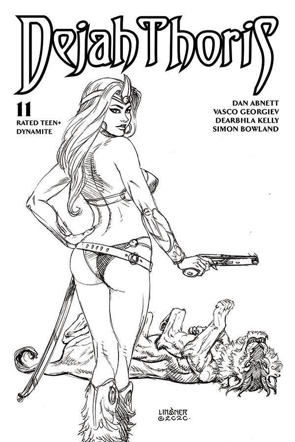 DEJAH THORIS VOL 3 #11 20 COPY LINSNER B&W INCV - Kings Comics