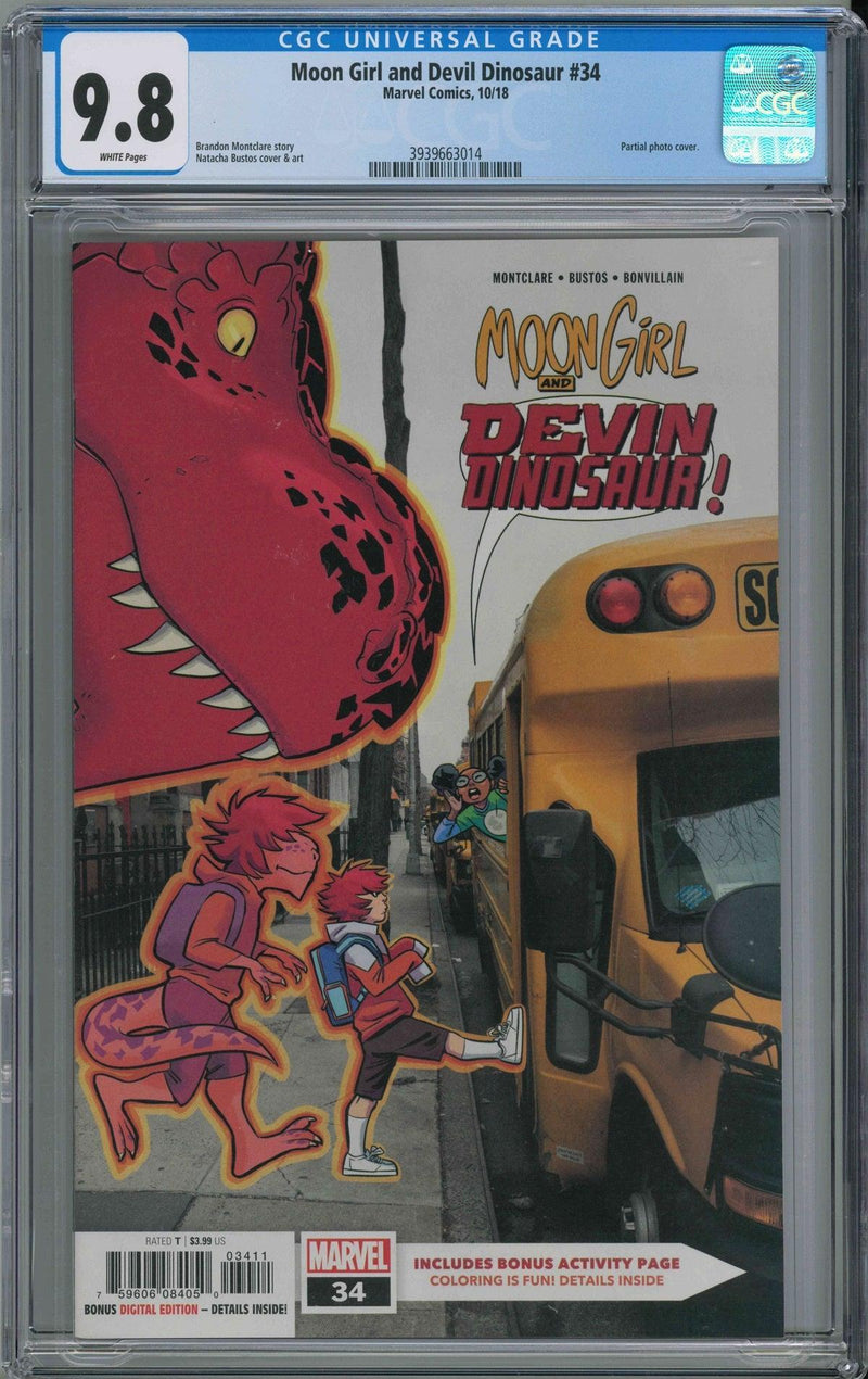 CGC MOON GIRL AND DEVIL DINOSAUR #34 (9.8)