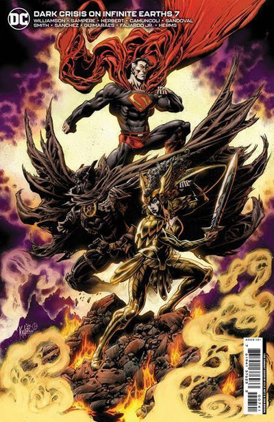 DARK CRISIS ON INFINITE EARTHS #7 CVR L INC 1:50 KYLE HOTZ CARD STOCK VAR