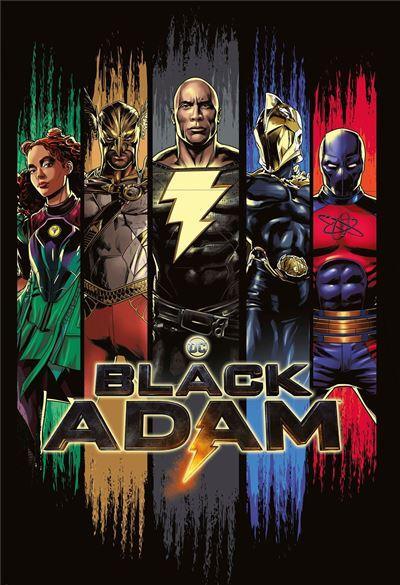 BLACK ADAM - CHARACTER PANELS POSTER - Kings Comics