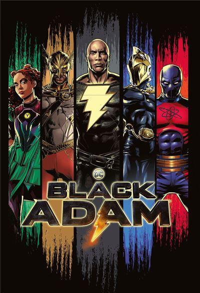 BLACK ADAM - CHARACTER PANELS POSTER