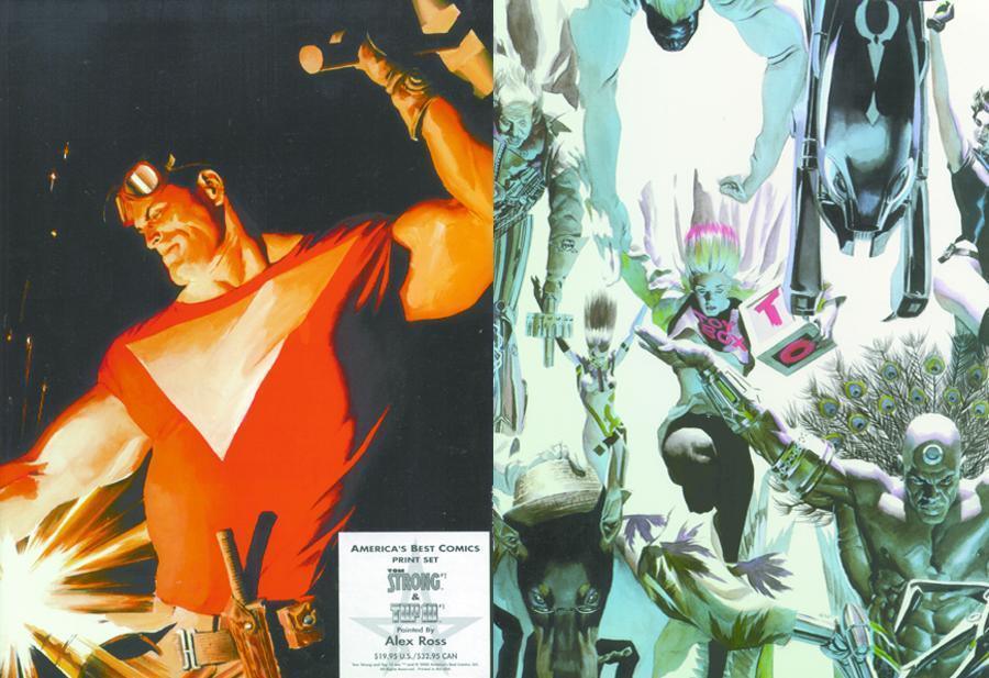 TOM STRONG TOP 10 PRINT SET BY ALEX ROSS - SHELF WEAR - Kings Comics