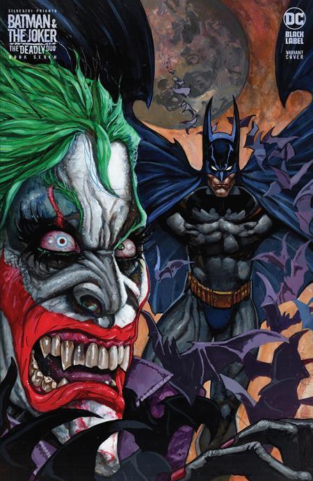 BATMAN & THE JOKER THE DEADLY DUO #7 CVR C SIMON BISLEY JOKER & BATMAN CARD STOCK VAR