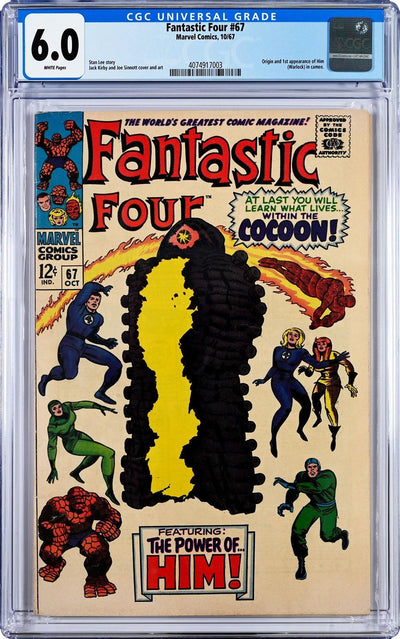 CGC FANTASTIC FOUR #67 (6.0) - 1ST APPEARANCE HIM / ADAM WARLOCK