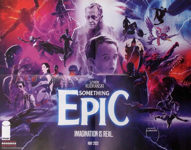 SOMETHING EPIC / SAVAGE STRENGTH STARSTORM DOUBLE SIDED FOLDED PROMO POSTER