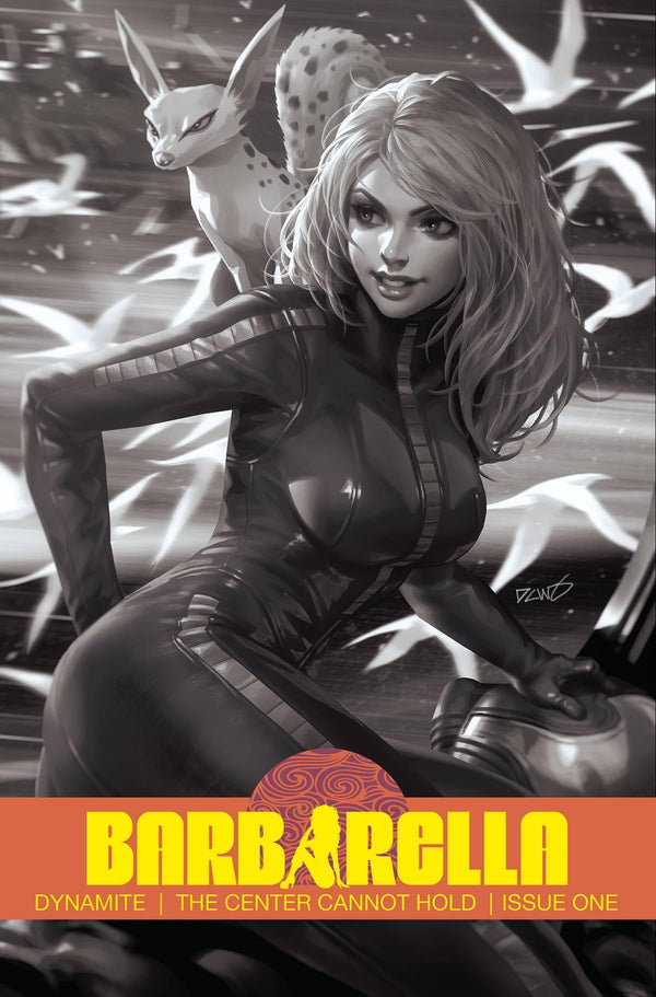 BARBARELLA CENTER CANNOT HOLD (2023) #1 CVR J 15 COPY INCV CHEW B&W