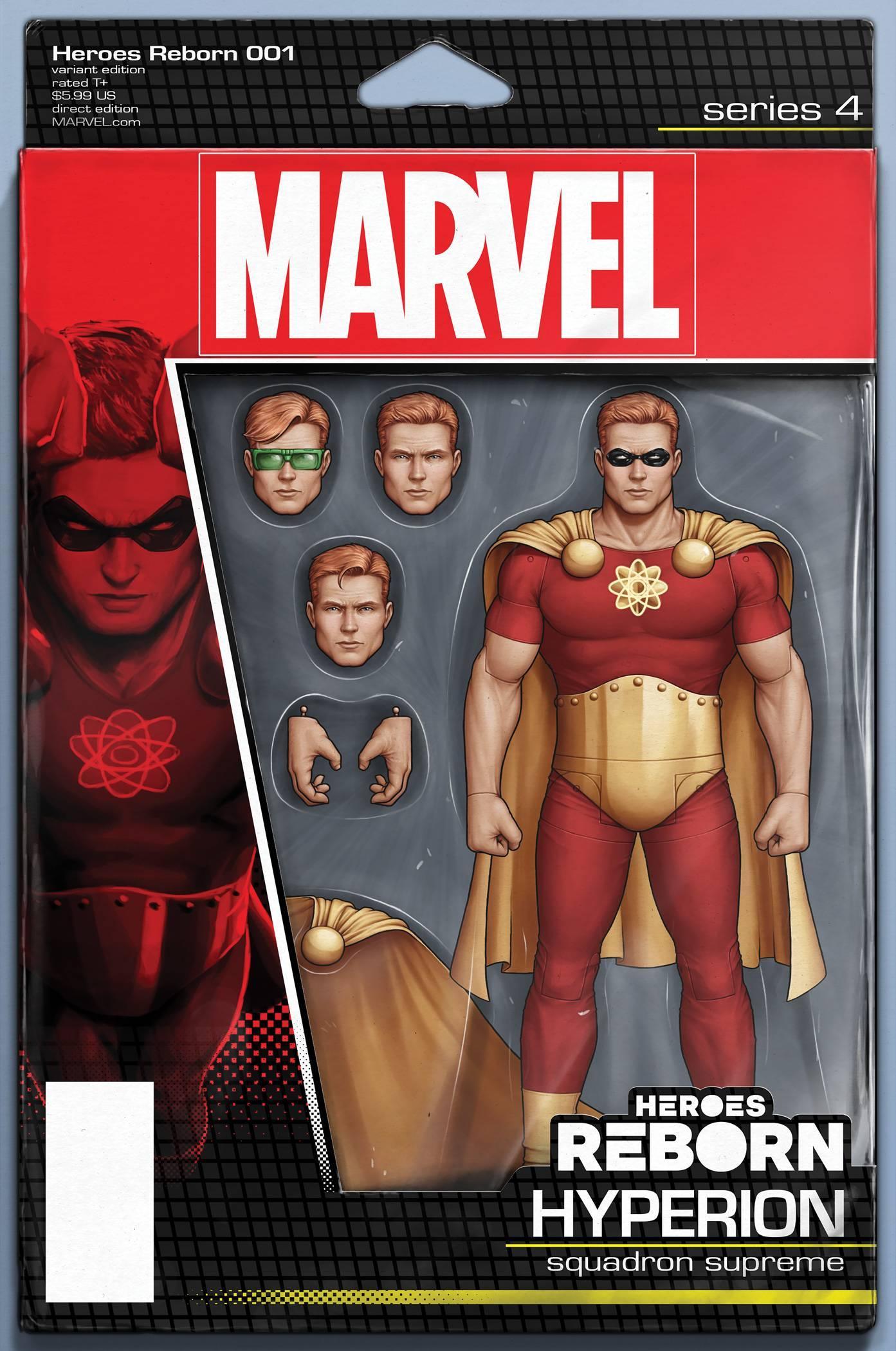 HEROES REBORN #1 CHRISTOPHER ACTION FIGURE VAR - Kings Comics