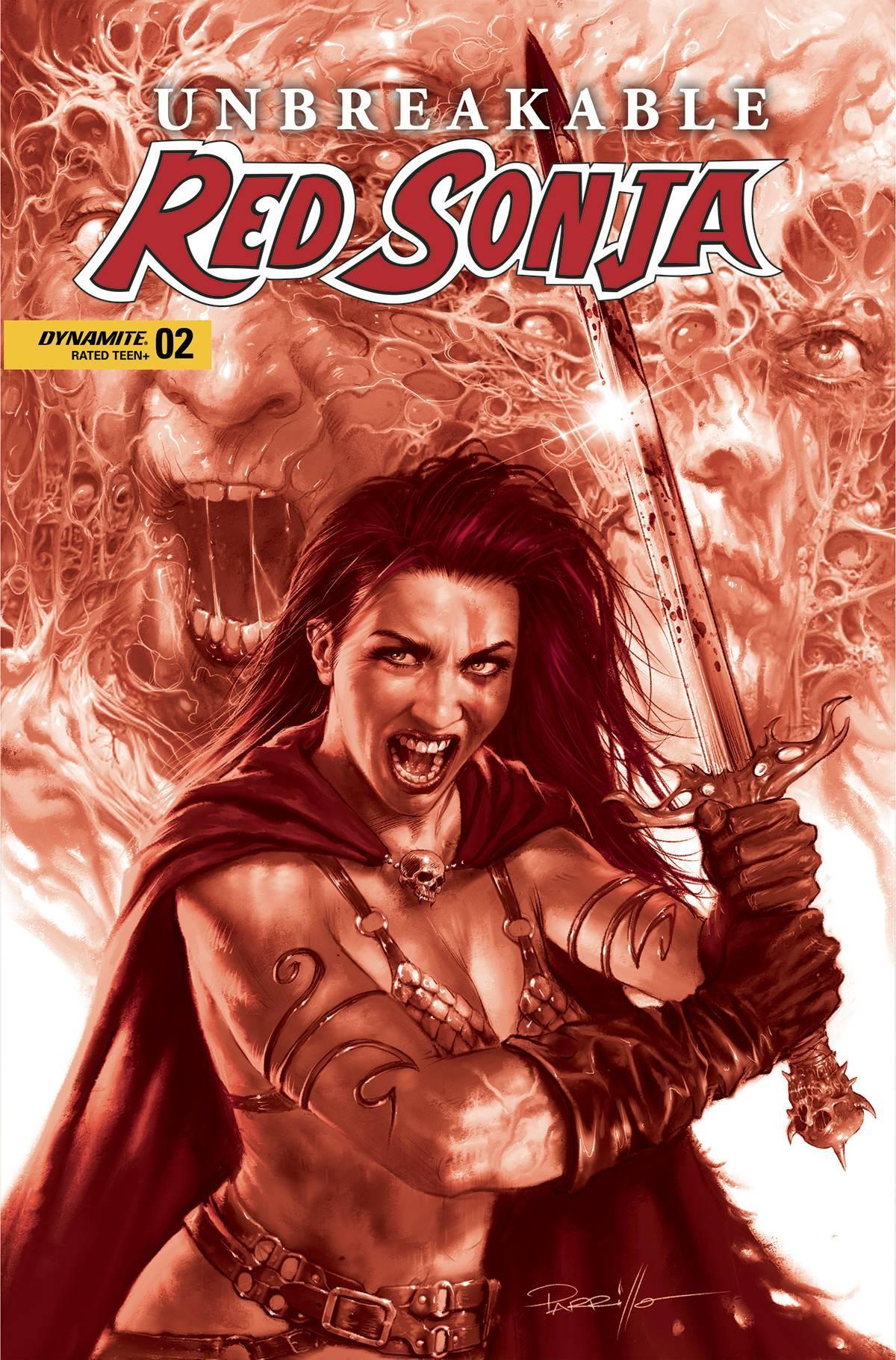 UNBREAKABLE RED SONJA #2 CVR G 10 COPY INCV PARRILLO TINT - Kings Comics