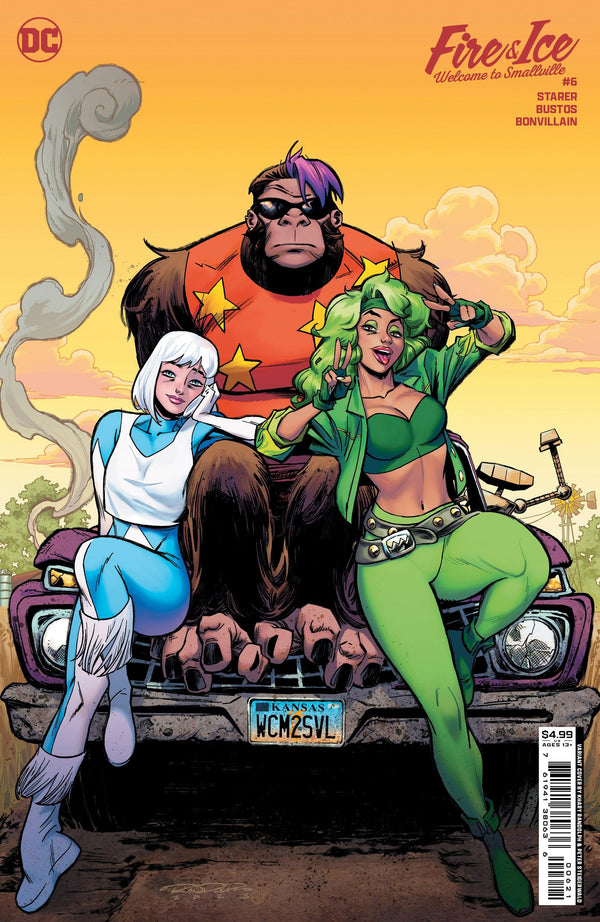 FIRE & ICE WELCOME TO SMALLVILLE (2023) #6 CVR B KHARY RANDOLPH CARD STOCK VAR