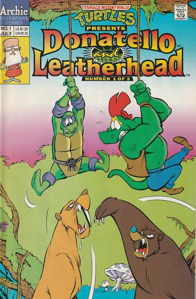 TEENAGE MUTANT NINJA TURTLES PRESENTS DONATELLO AND LEATHERHEAD (1993) #1 - Kings Comics