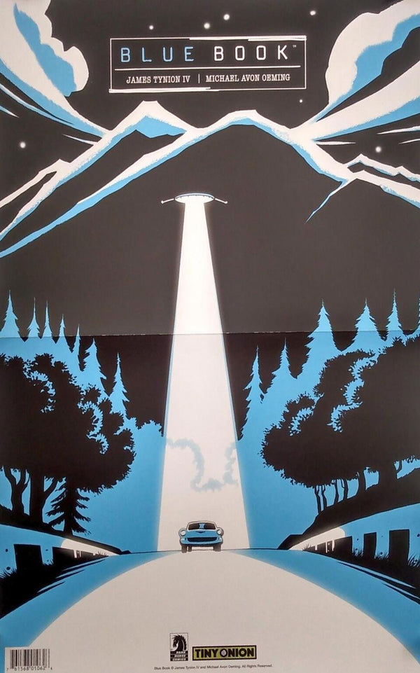 BLUE BOOK & CHRISTOPHER CHAOS DOUBLE SIDED FOLDED PROMO POSTER