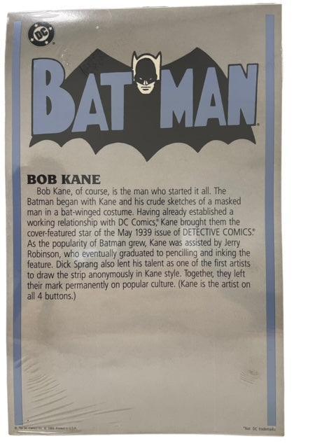 VINTAGE BATMAN BOB KANE BUTTON COLLECTION SET 01 (1989) - Kings Comics
