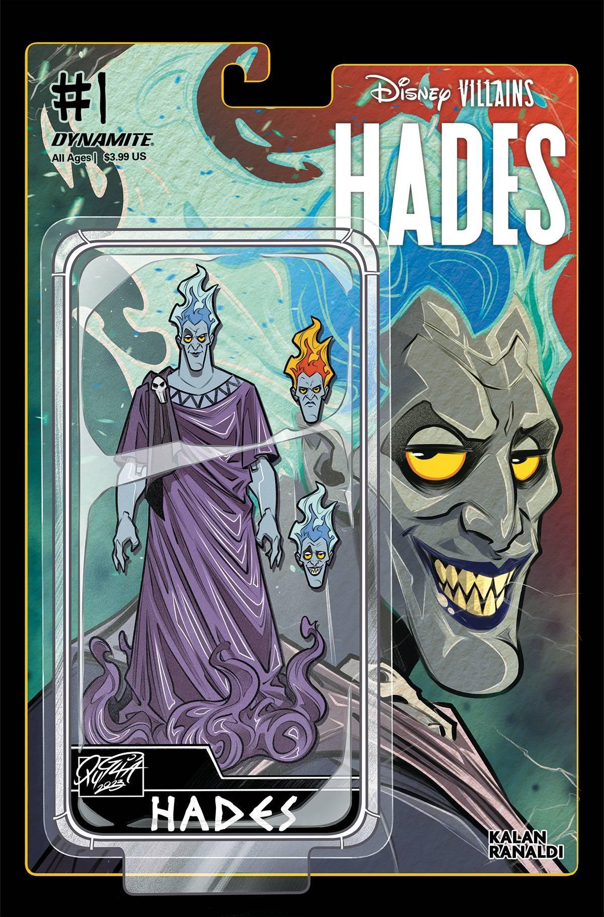 DISNEY VILLAINS HADES (2023) #1 CVR E ACTION FIGURE - Kings Comics