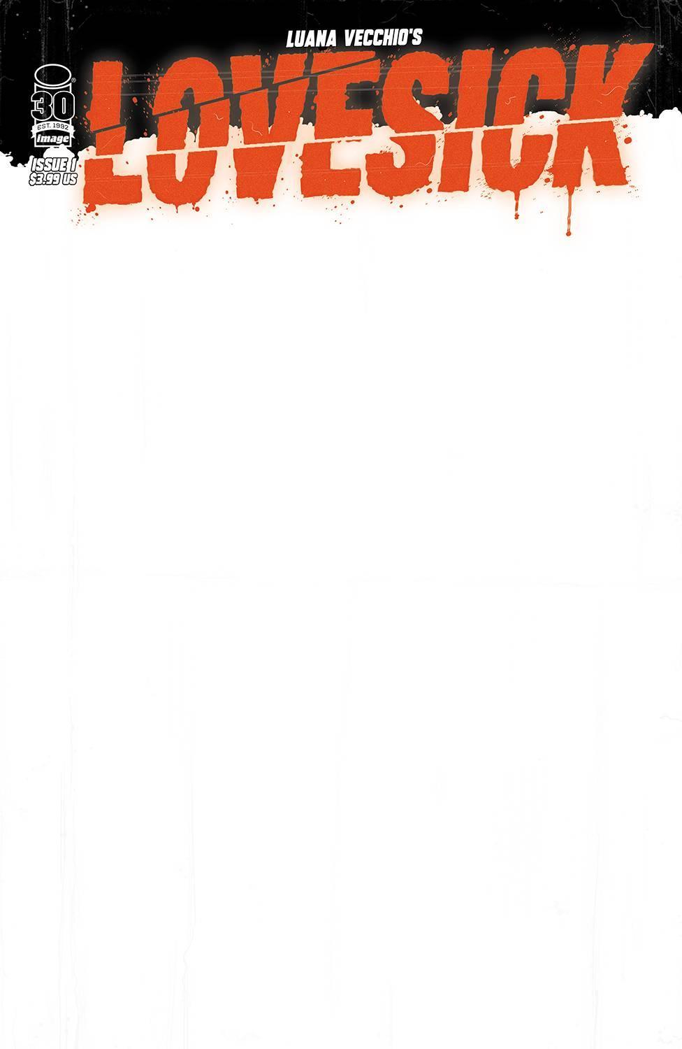 LOVESICK #1 CVR E BLANK SKETCH CVR - Kings Comics