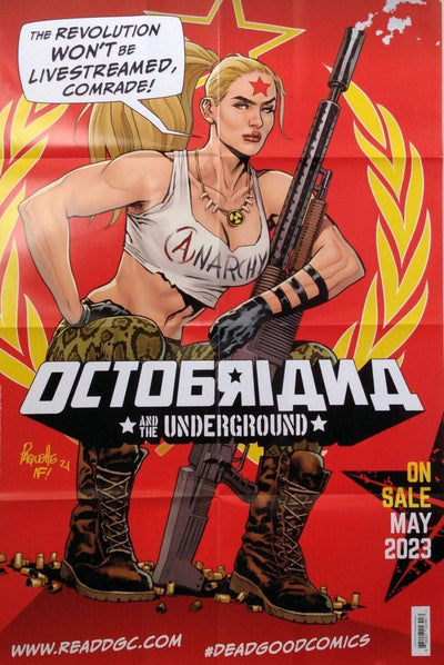 OCTOBRIANA AND THE UNDERGROUND FOLDED PROMO POSTER