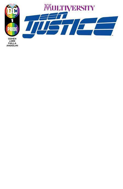 MULTIVERSITY TEEN JUSTICE #1 CVR D BLANK CARD STOCK VAR