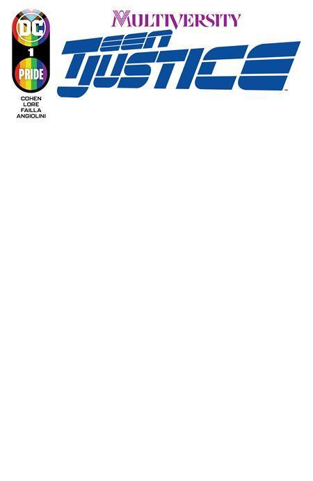 MULTIVERSITY TEEN JUSTICE #1 CVR D BLANK CARD STOCK VAR