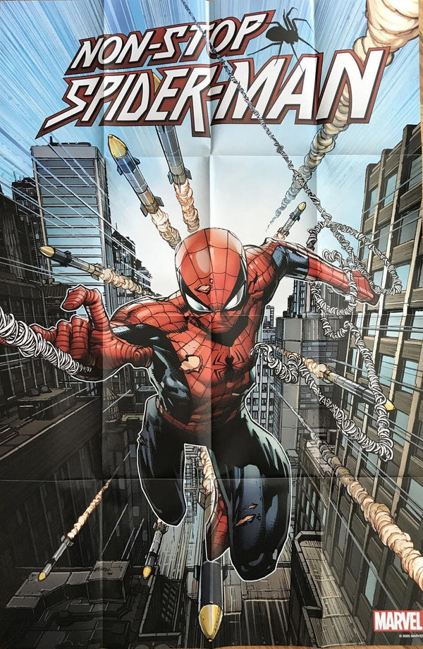 NON-STOP SPIDER-MAN #1 DAVID FINCH FOLDED PROMO POSTER