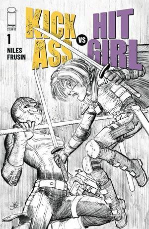 KICK-ASS VS HIT-GIRL #1 CVR B ROMITA JR