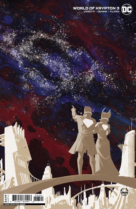 WORLD OF KRYPTON #3 CVR B DAVE JOHNSON CARD STOCK VAR