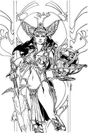 DEJAH THORIS VOL 3 #10 11 COPY CASTRO B&W VIRGIN FOC INCV