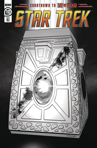 STAR TREK (2022) #10 CVR D 10 COPY INCV FEEHAN B&W