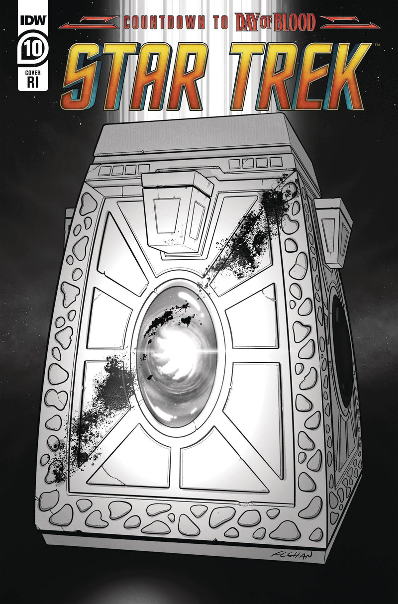 STAR TREK (2022) #10 CVR D 10 COPY INCV FEEHAN B&W