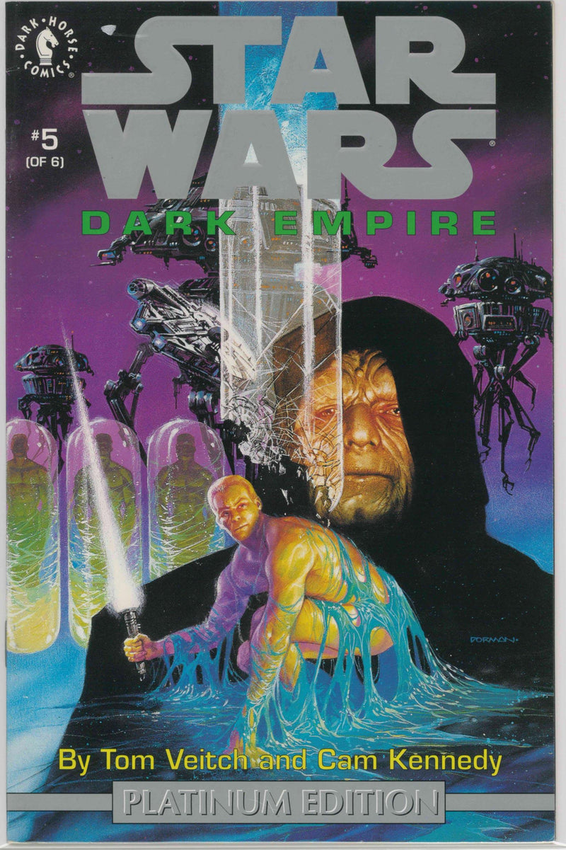 STAR WARS DARK EMPIRE (1992) #5 LTD PLATINUM EDITION (VF)